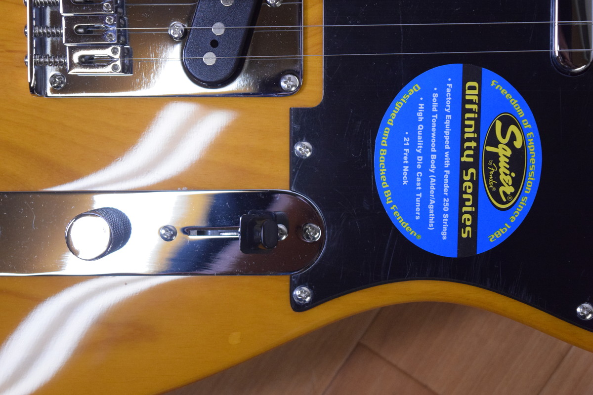 スクワイヤー・テレキャスター・コントロールとシール