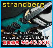strandberg Sweden Customshop Varberg 7 AQUA BURST