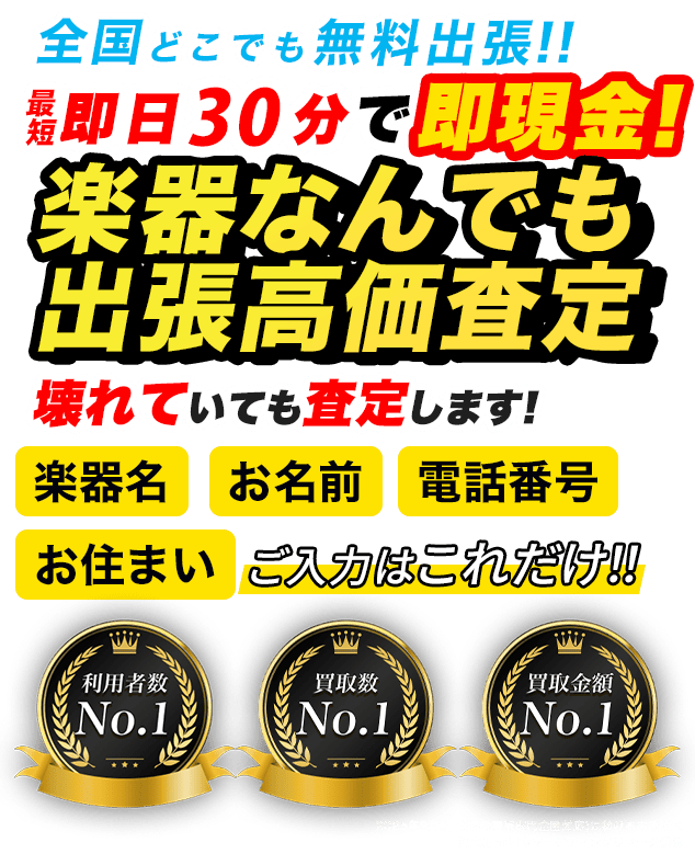 楽器なんでも出張高価買取